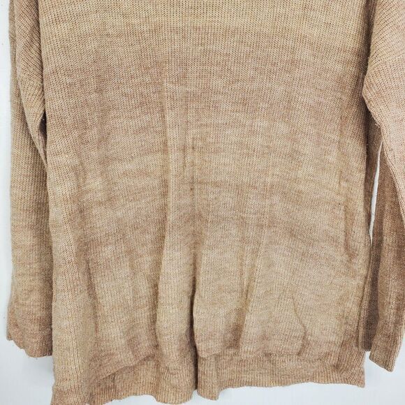 J Jill Sweater Muted Color Striping Round Neck Knit Drop Shoulder WOmens M - Picture 10 of 10